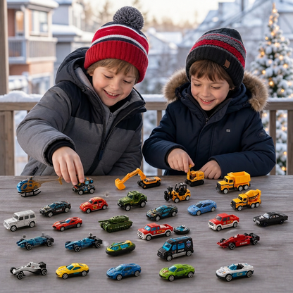 Christmas Die-Cast Car Advent Calendar for Kids