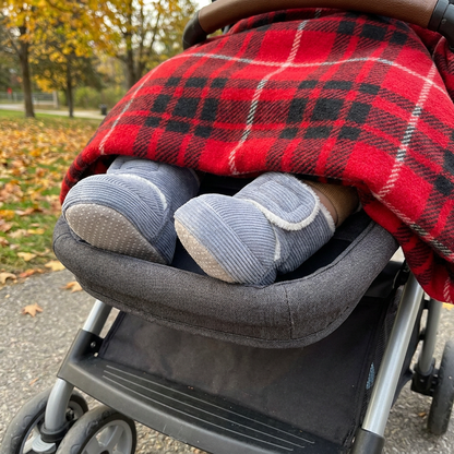 Warm & Cozy Plush Baby Booties with Soft, Non-Slip Soles