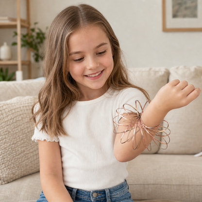 Geometric Spring Fidget Toy – Sensory Stress Relief Sculpture