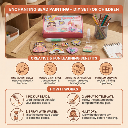 Enchanting Bead Painting – DIY Set for Children