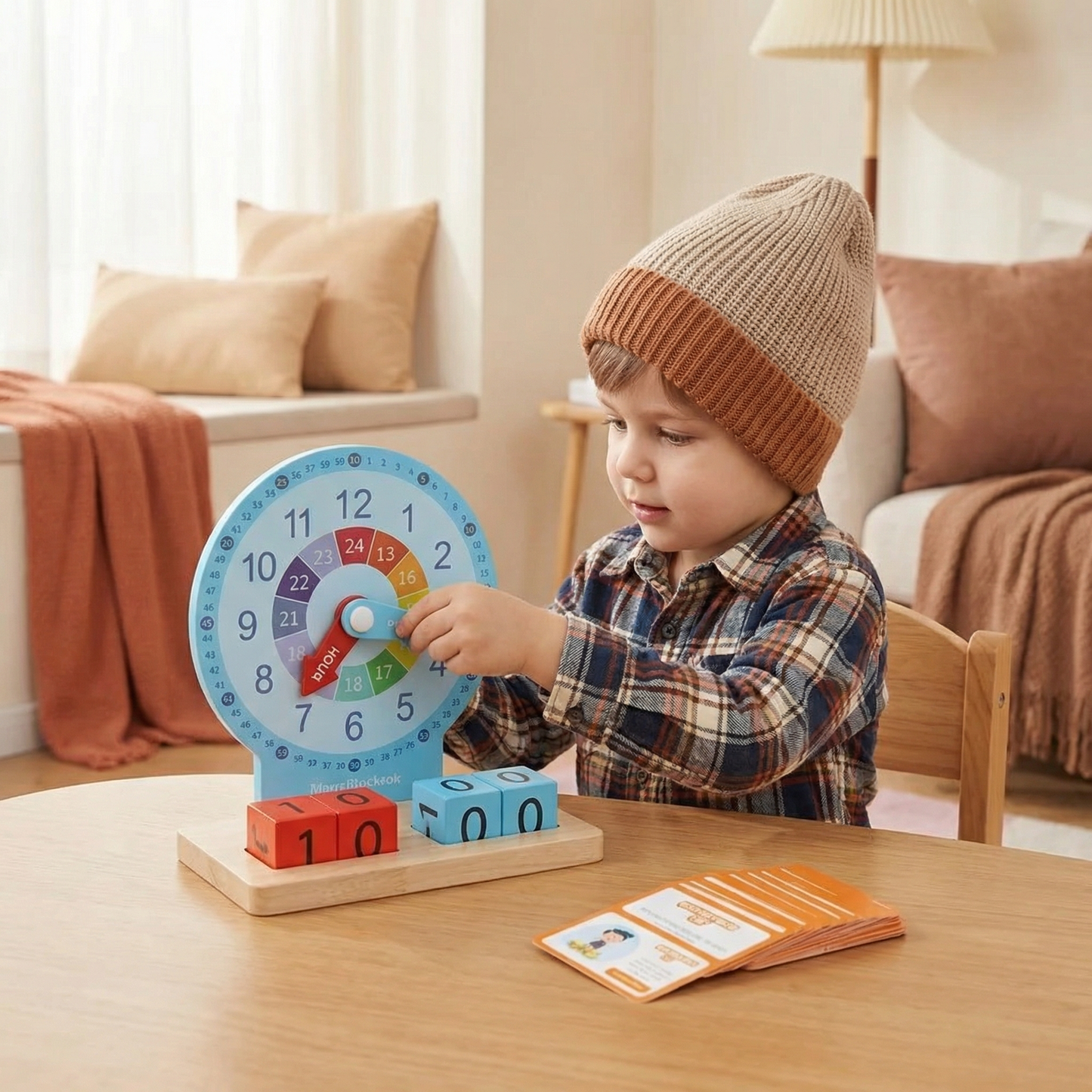 Educational Montessori Time Learning Toy