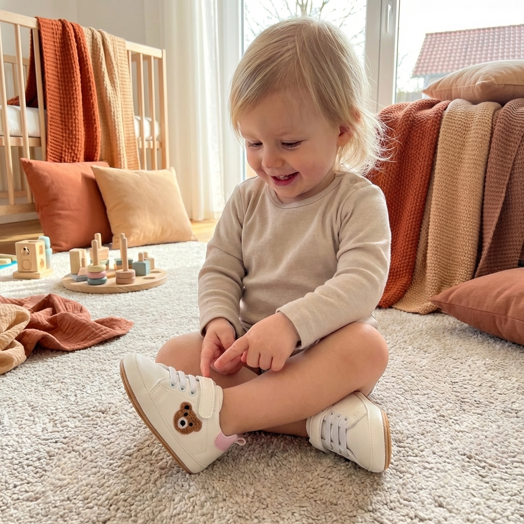 Toddler Shoes in a Cute Bear Design