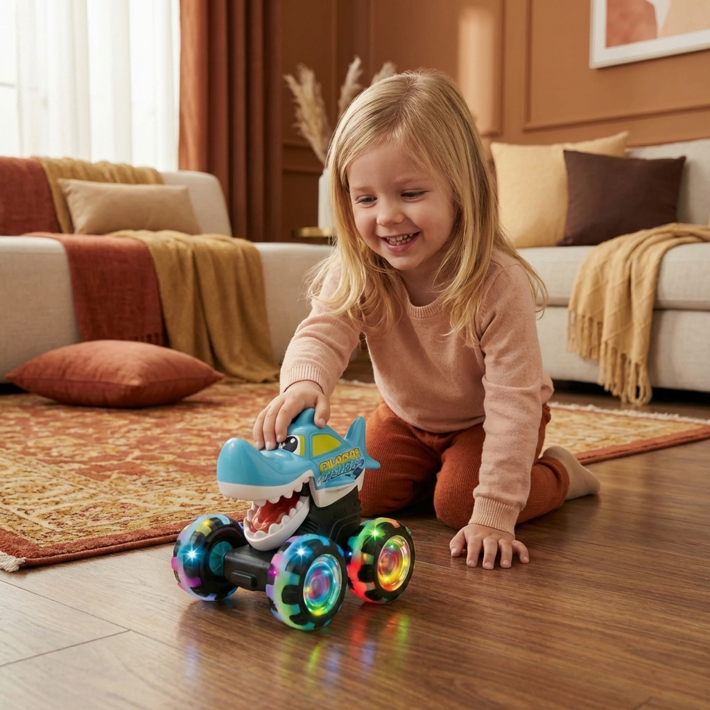 Glowing Monster Truck Toy Cars