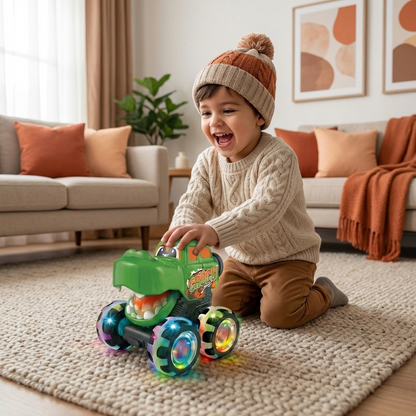 Glowing Monster Truck Toy Cars