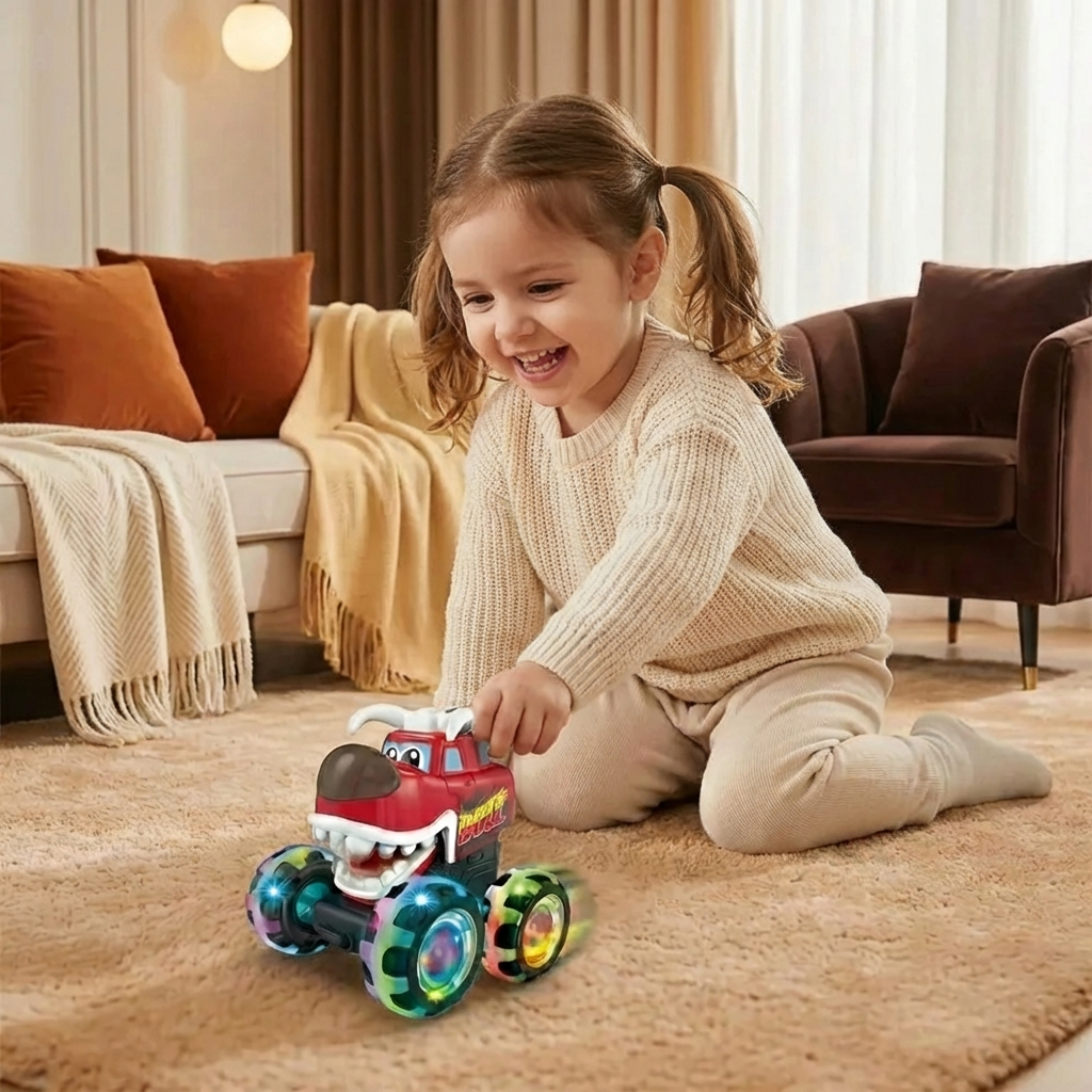 Glowing Monster Truck Toy Cars