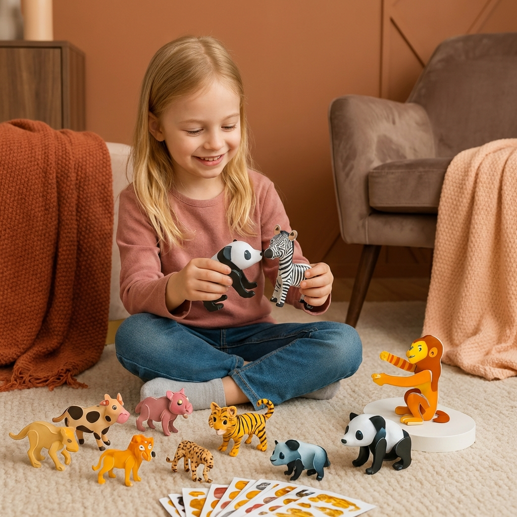 3D Cartoon Puzzle Set for Kids