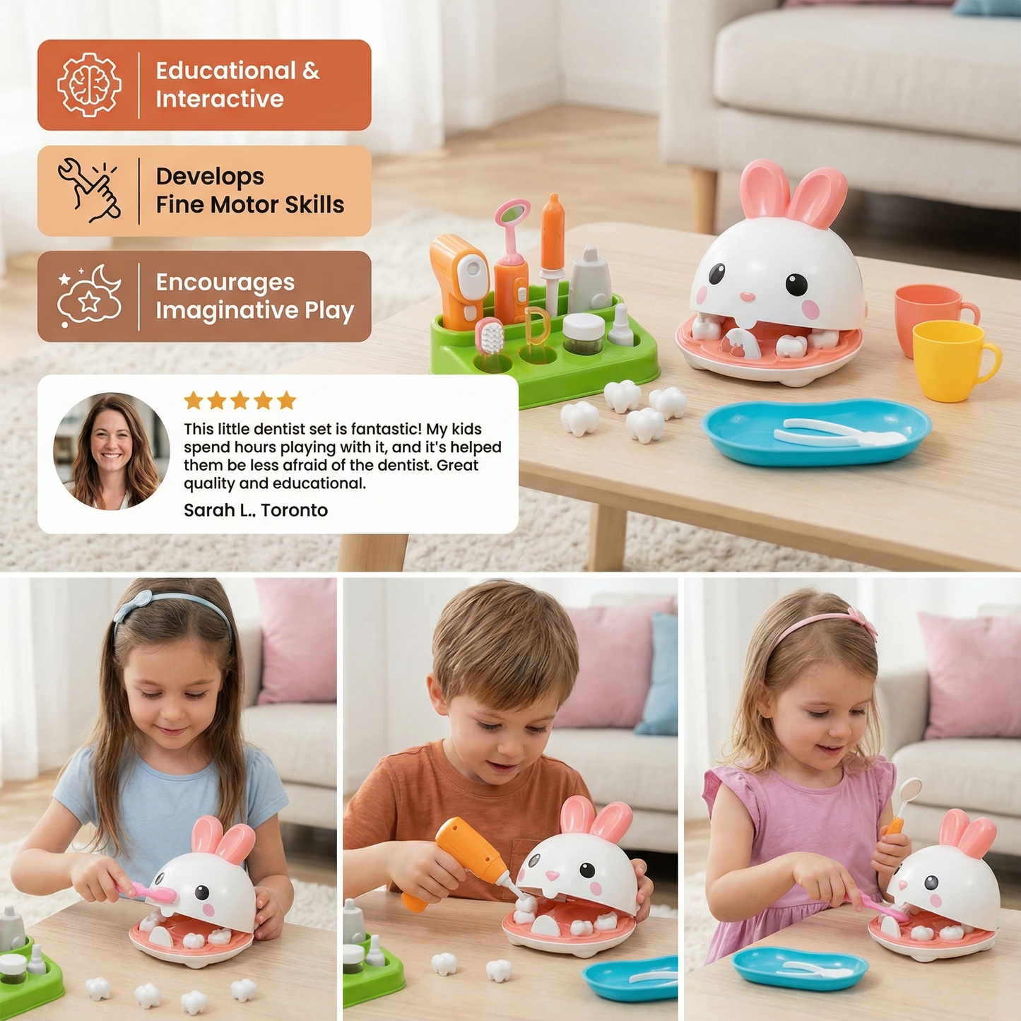 Mini Dentist Bunny Game