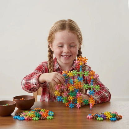 Montessori Plum Blossom Building Block Set
