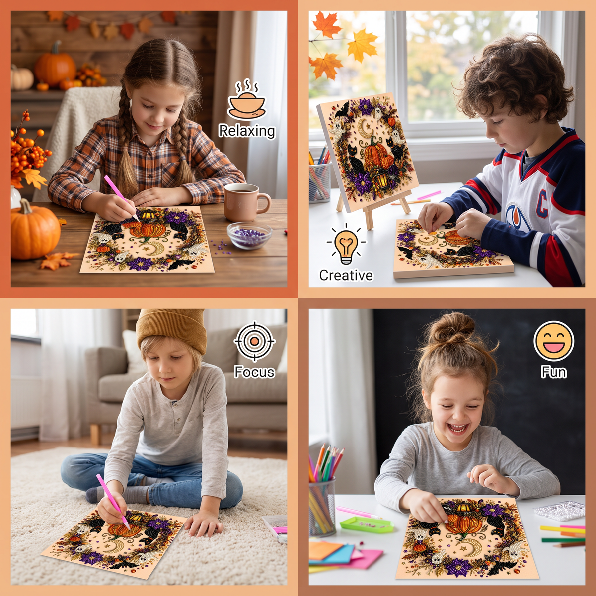 DIY Halloween Diamond Painting Kit