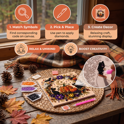 DIY Halloween Diamond Painting Kit
