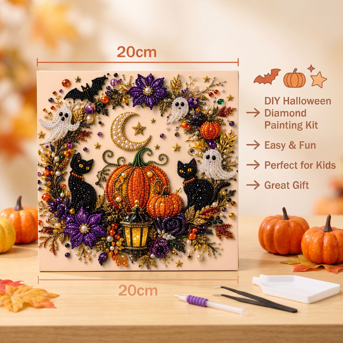 DIY Halloween Diamond Painting Kit
