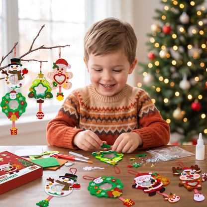 DIY Christmas Shaker Ornament Craft Kit for Kids