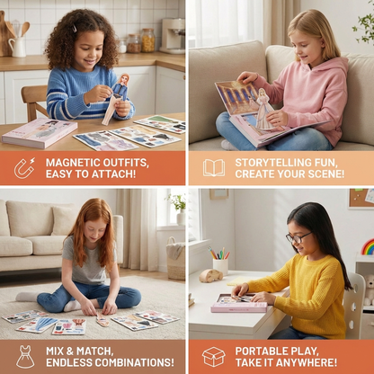 Magnetic Fashion Playset for Children