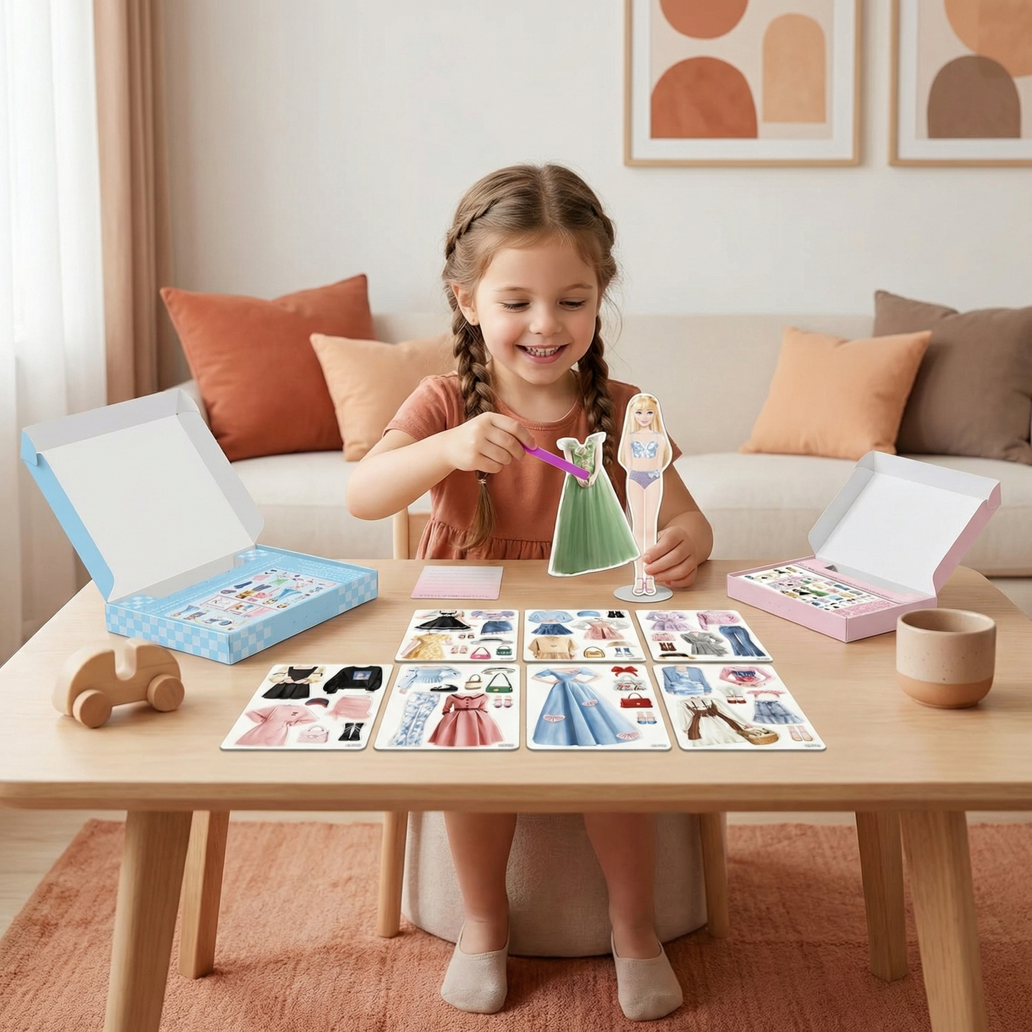 Magnetic Fashion Playset for Children