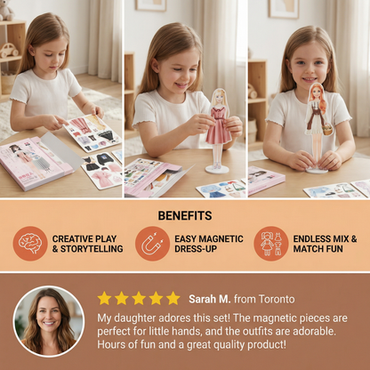 Magnetic Fashion Playset for Children