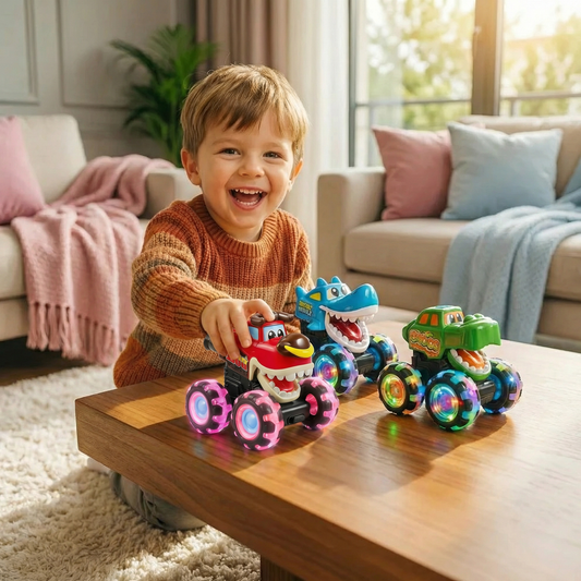 Glowing Monster Truck Toy Cars