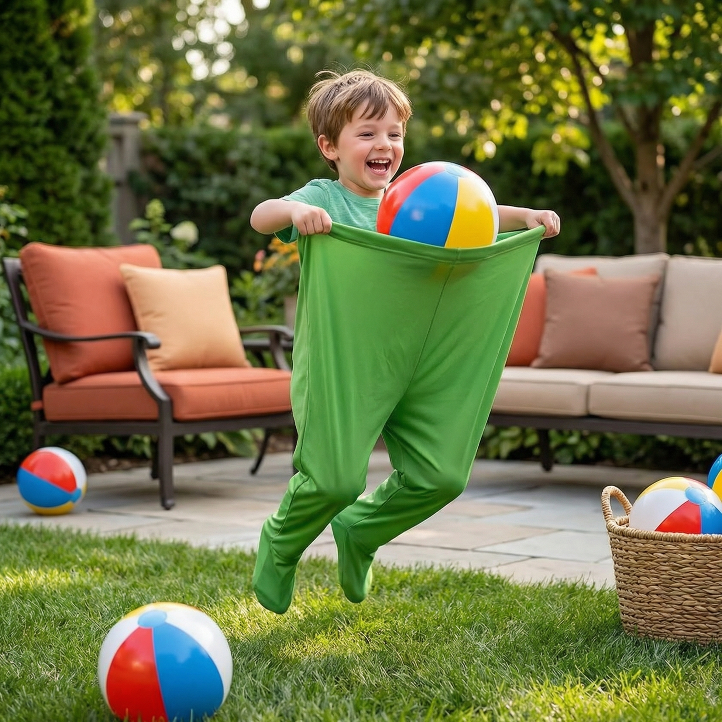 Clown Pants Catch Ball Family Game