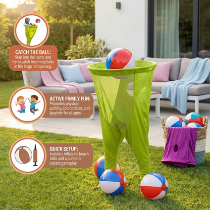 Clown Pants Catch Ball Family Game