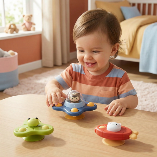 Montessori Suction Cup Spinner – Rotating Learning Toy