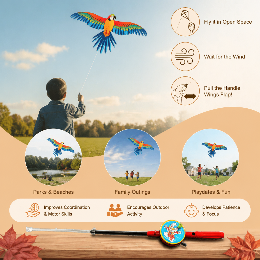 Flapping Wing Kite for Kids – Improves Coordination & Motor Skills