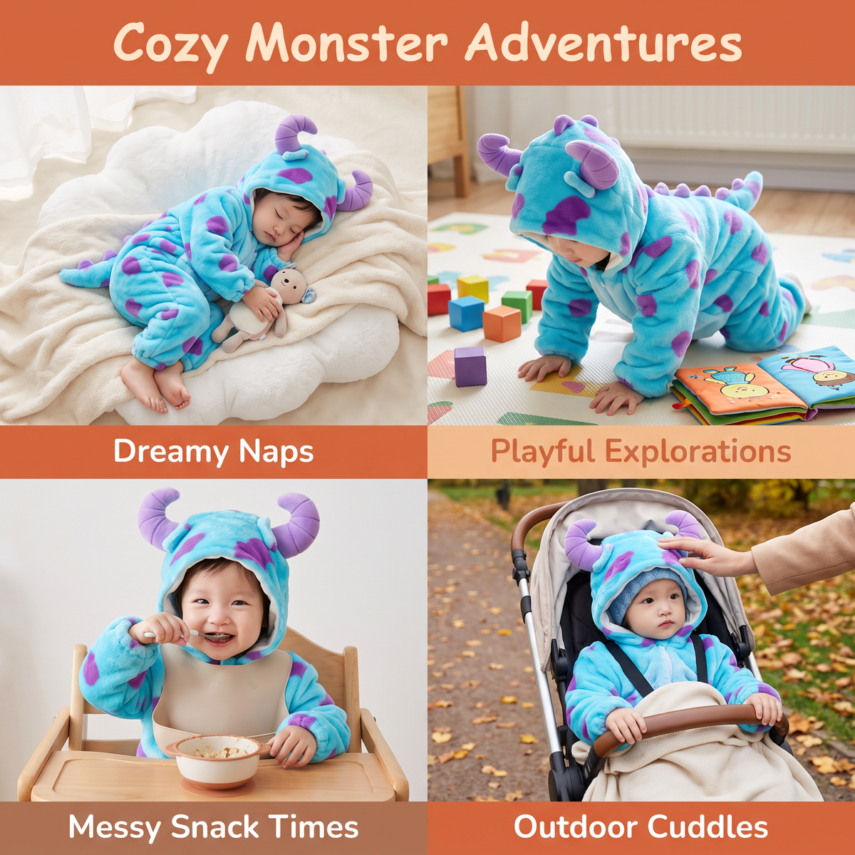 Cozy Fluffy Costume for Babies & Toddlers