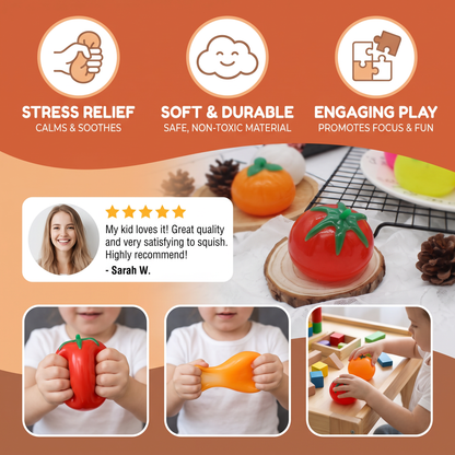 Food-Shaped Squishy Stress Relief Toy