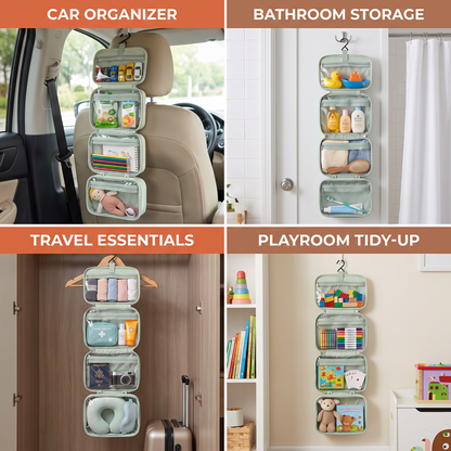 Family Travel Organizer Bag for Toys & Everyday Essentials