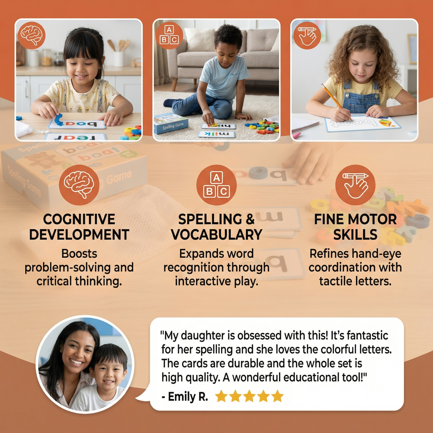 Montessori Spelling Game