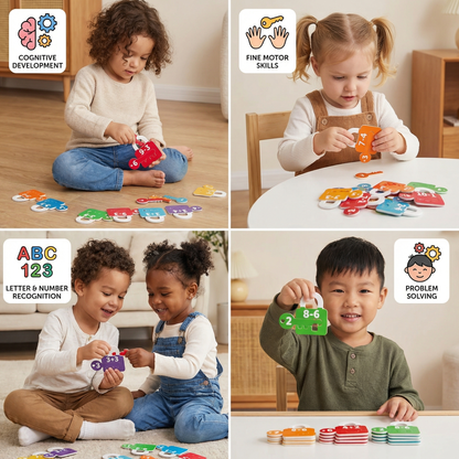 Letters and Math Locks and Keys Learning Game
