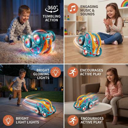 Glowing Tumbling Toy Car