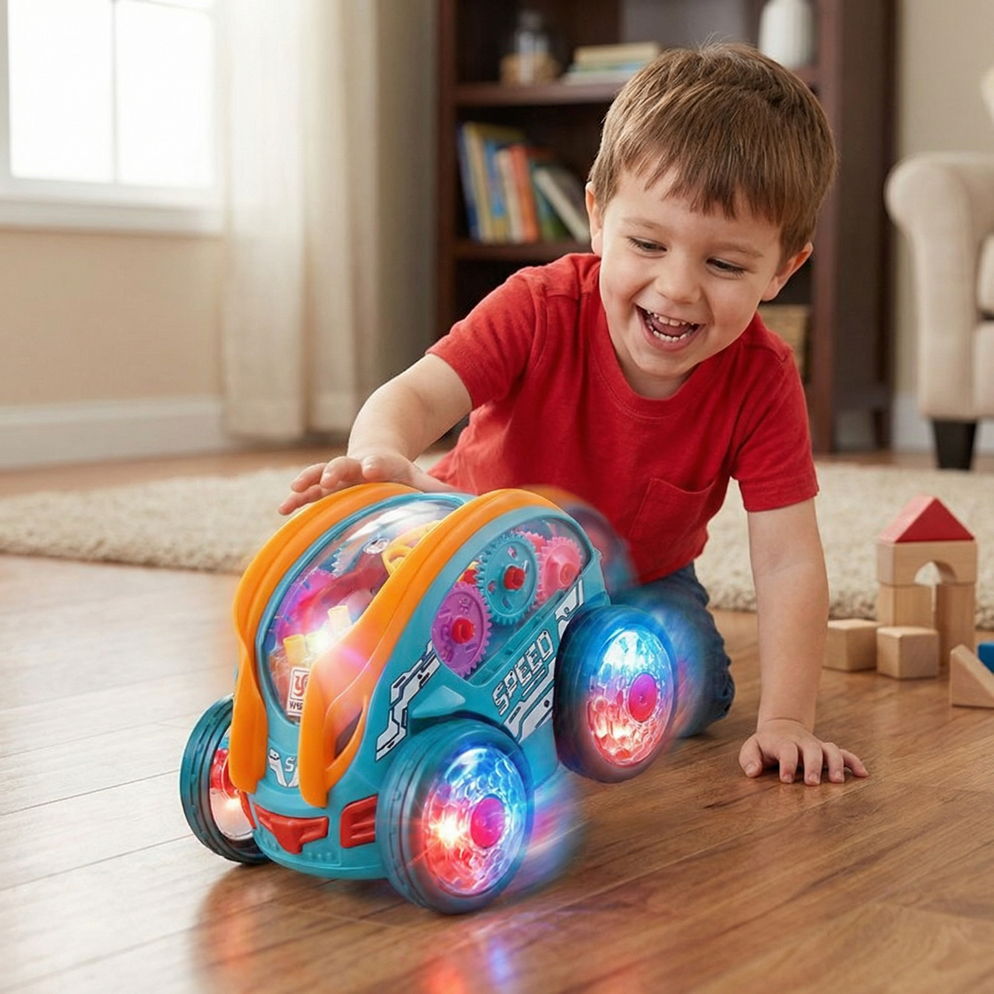 Glowing Tumbling Toy Car