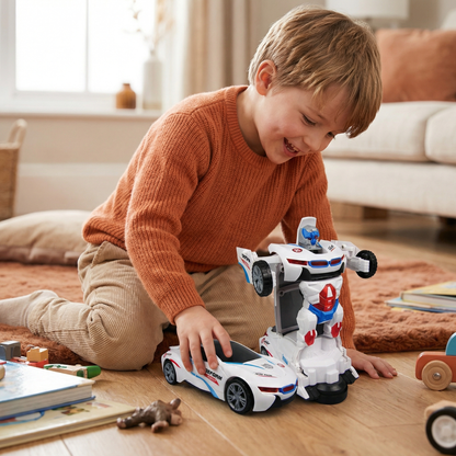 Transformable Race Car Toy