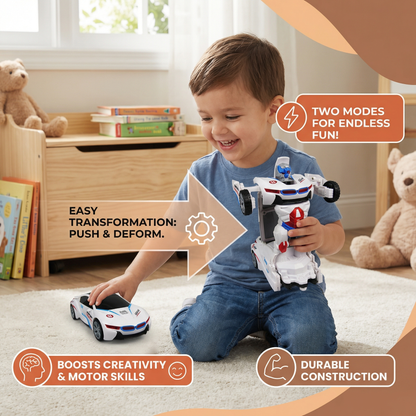 Transformable Race Car Toy