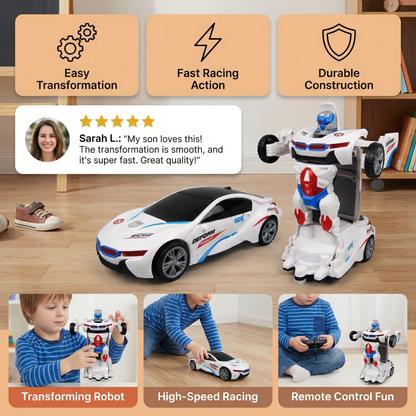 Transformable Race Car Toy
