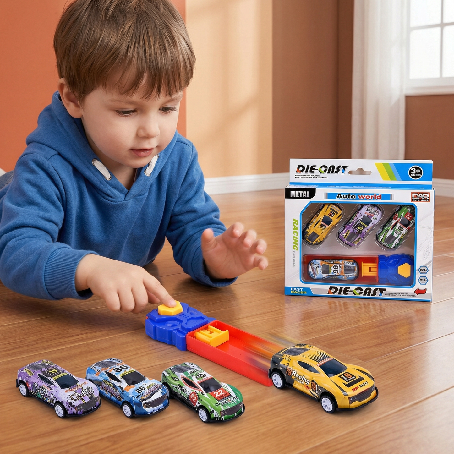 Car Catapult Racing Game Set