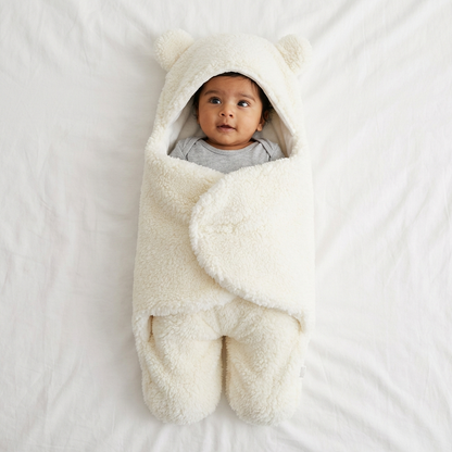 Baby Blanket and Pajamas in Bear Design