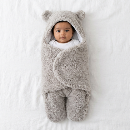 Baby Blanket and Pajamas in Bear Design