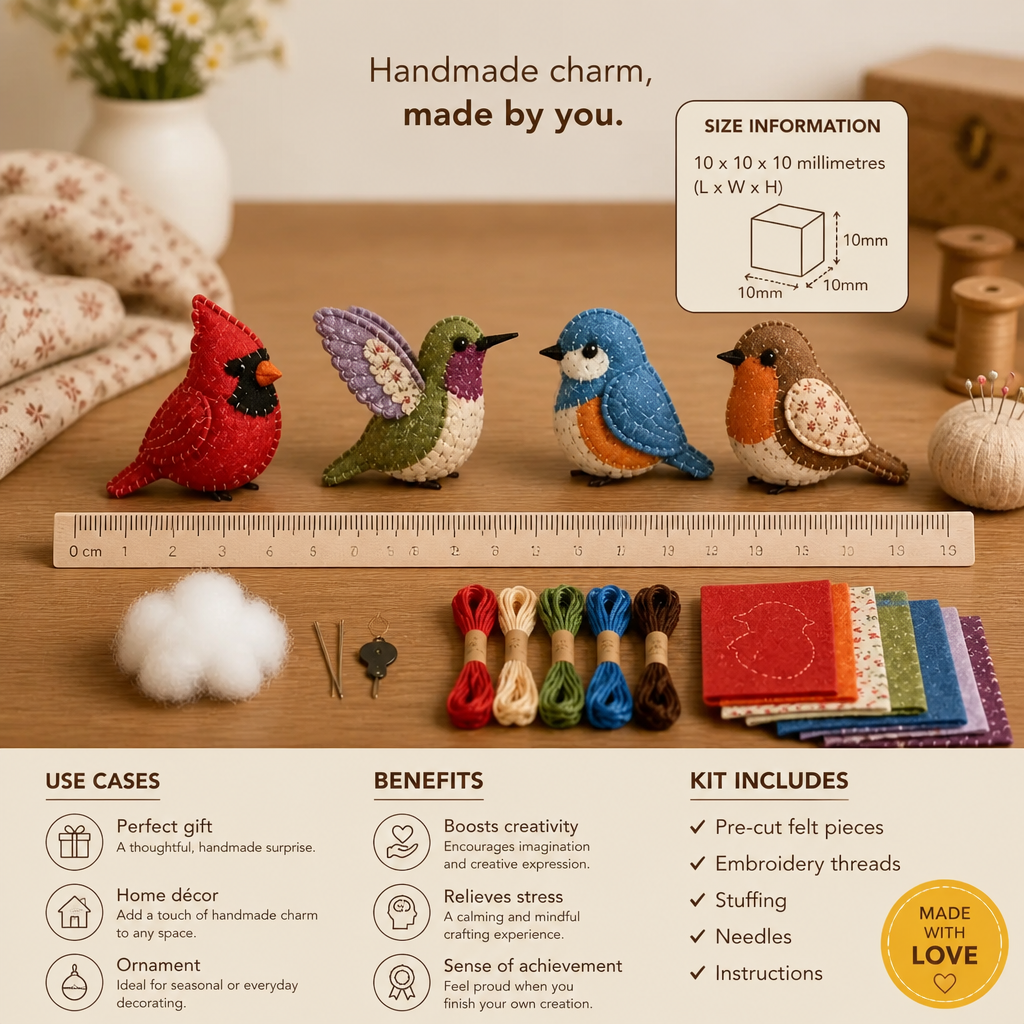DIY Plush Sewing Kit – Make Your Own Cute Character