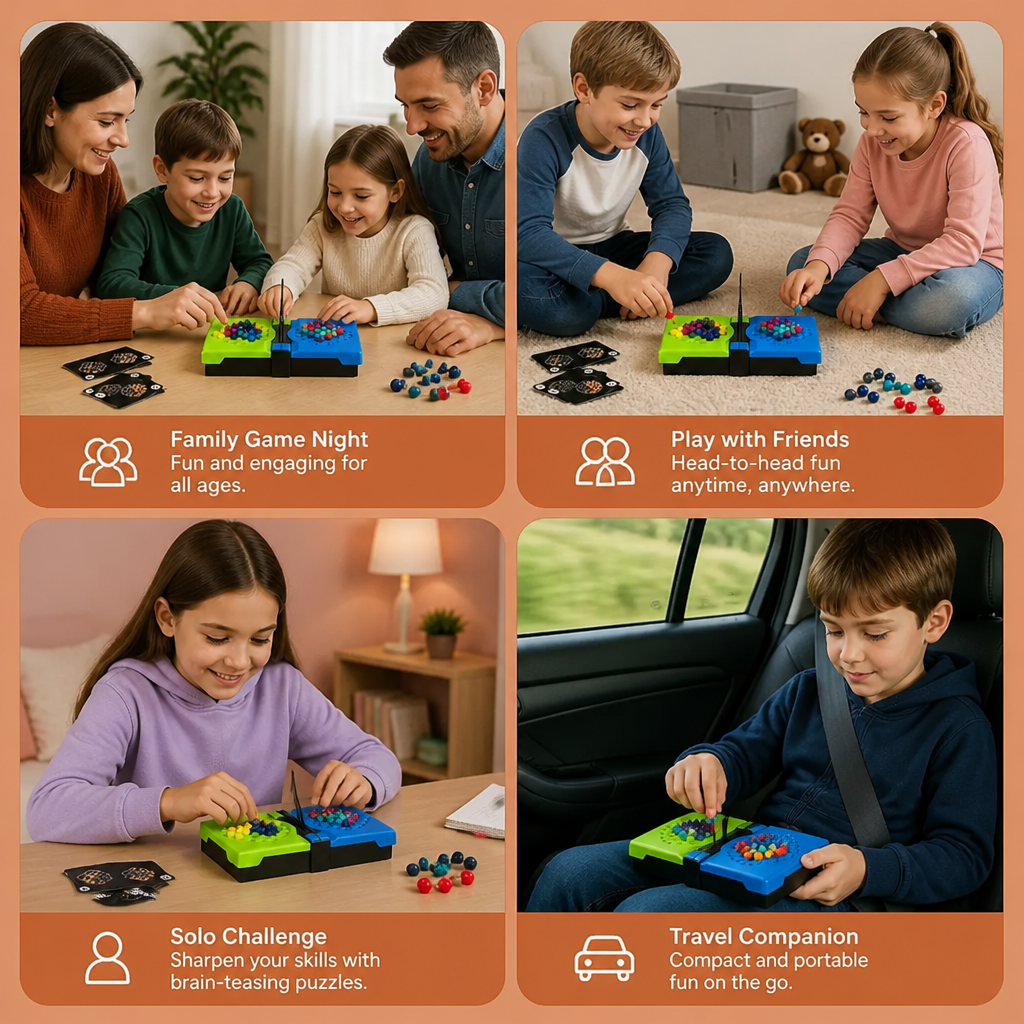 Head-to-Head Logic Puzzle Game – 80 Brain Teaser Challenges