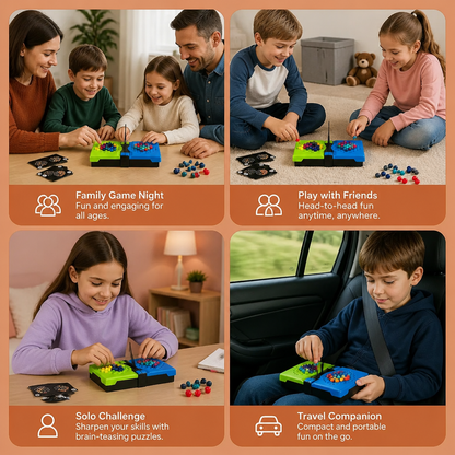 Head-to-Head Logic Puzzle Game – 80 Brain Teaser Challenges