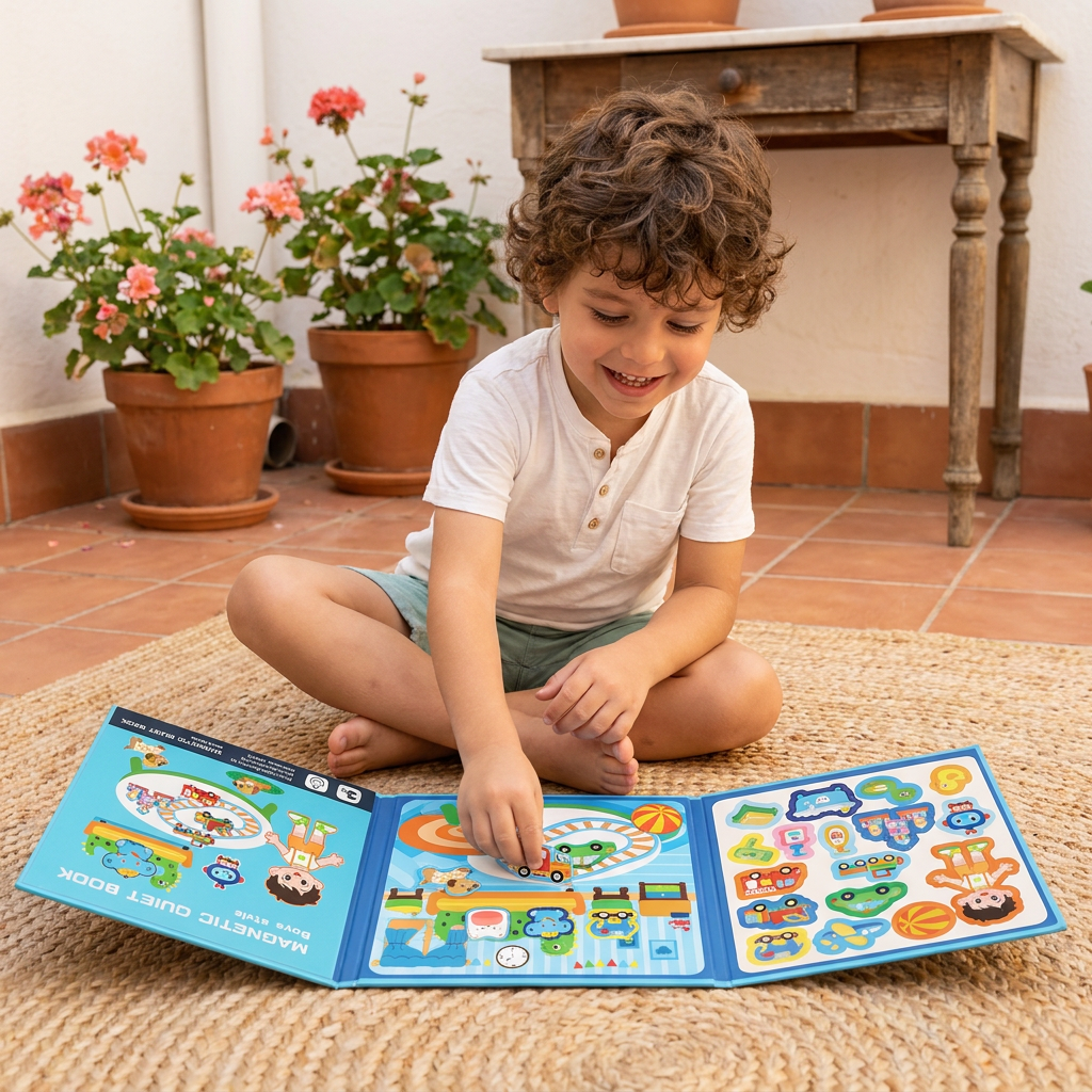Montessori Magnetic Quiet Book – Creative Dress-Up & Scene Play