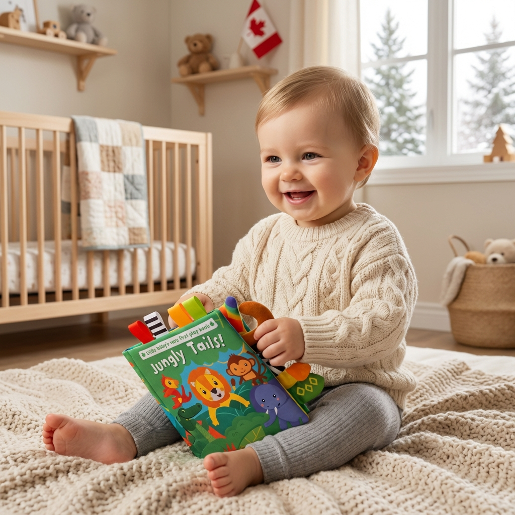 Sensory Crinkle Storybook for Toddlers