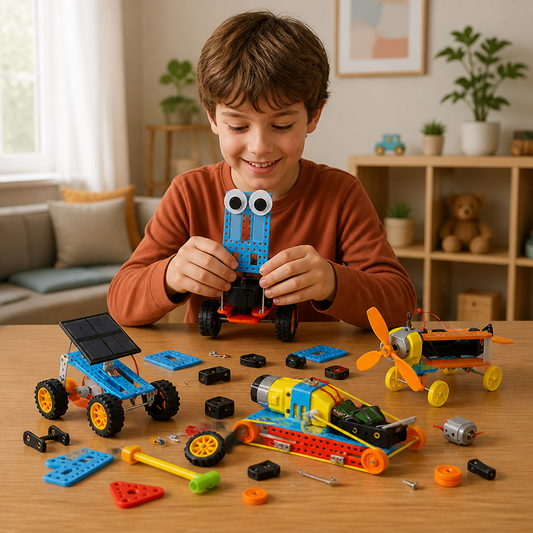5-in-1 DIY Educational STEM Vehicle Building Kit