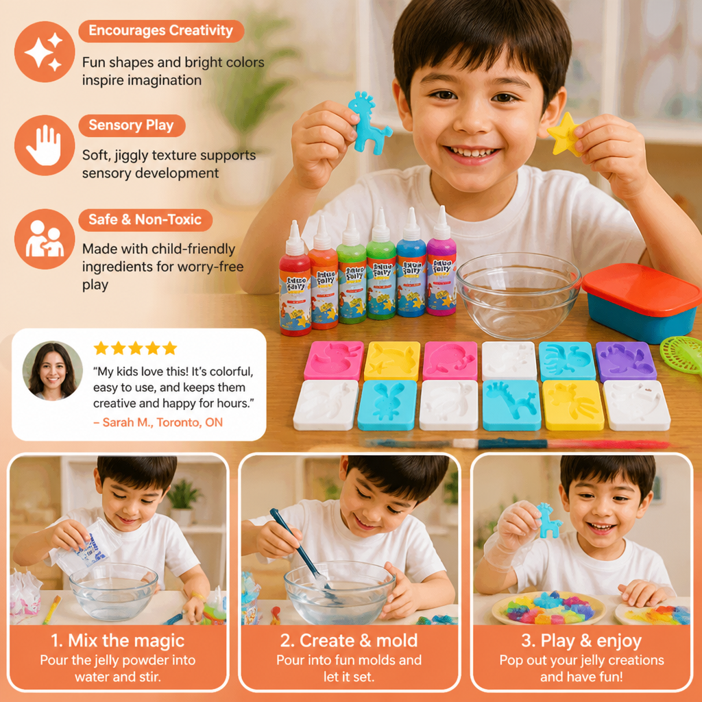 DIY Water Jelly Kit with Gels & Molds