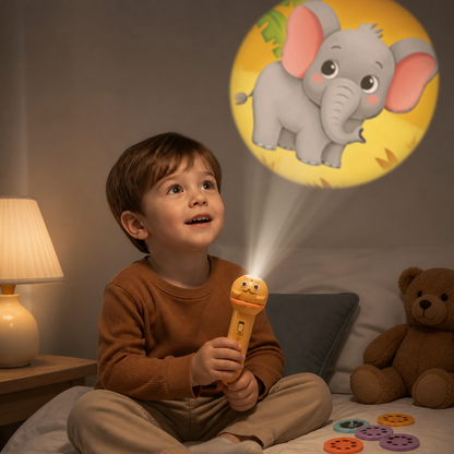 Kids’ Bedtime Story Projection Flashlight