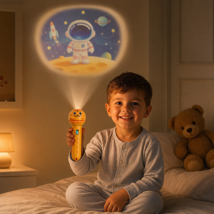 Kids’ Bedtime Story Projection Flashlight