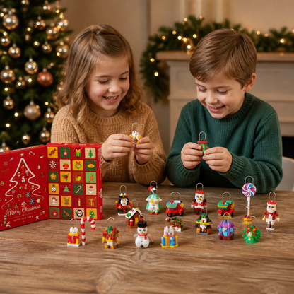 Christmas Ornament Building Blocks Advent Calendar