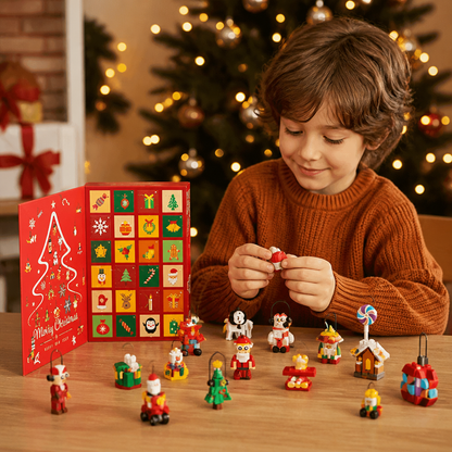 Christmas Ornament Building Blocks Advent Calendar