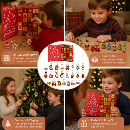 Christmas Ornament Building Blocks Advent Calendar