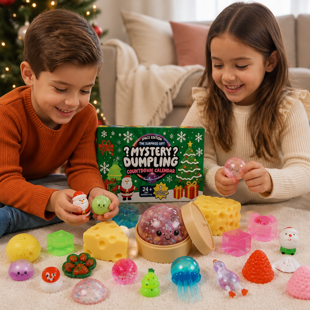 Christmas Squishy Advent Calendar for Kids